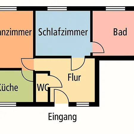 Gemütliche 2-zimmer 50qm Apartamento *