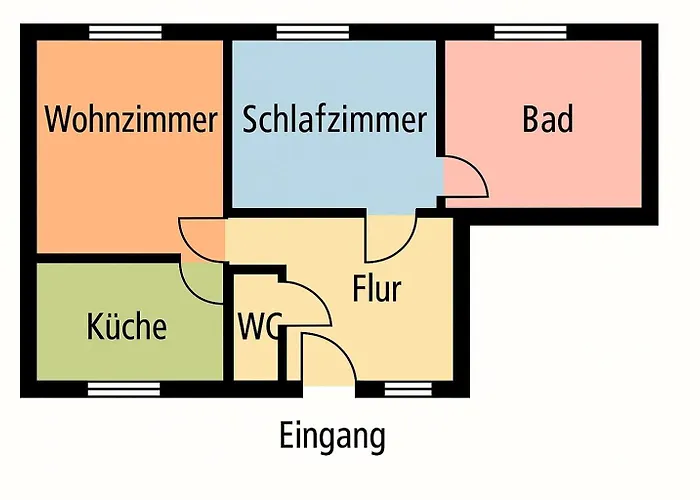 Gemütliche 2-zimmer 50qm Apartamento *